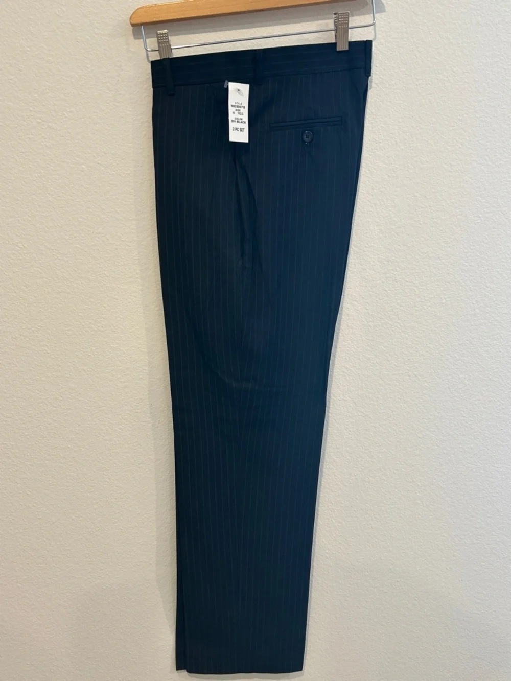 Nautica Black Pinstripe Boy’s 3 - Piece Suit